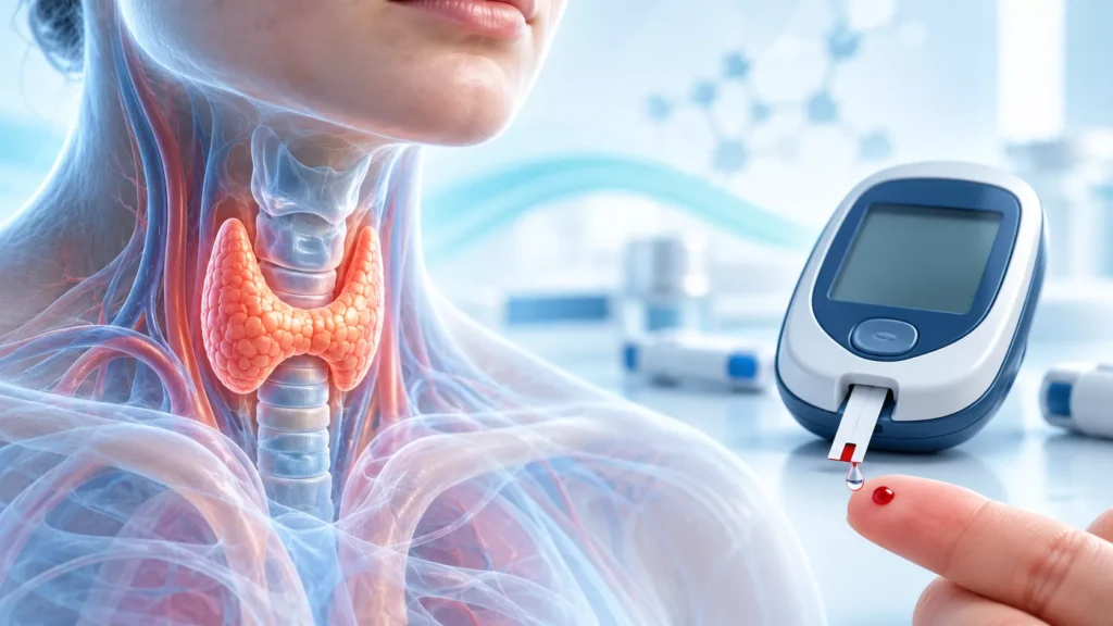 ارتباط دیابت و تیروئید و تأثیر هورمونهای تیروئید بر قند خون